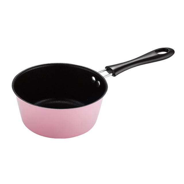 GROWTH TANK Mini Non-Stick Frying Pan with Long Handle, Metal Cookware, Small Frying Pan for Pink Steel Pot