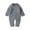 Grey, variant on Coerni Unisex Baby Jumpsuit New Born Baby Boy Girl Romper Jumpsuit Outfits Clothes Boy Fall Baby Clothes 3 6 9 12 Months