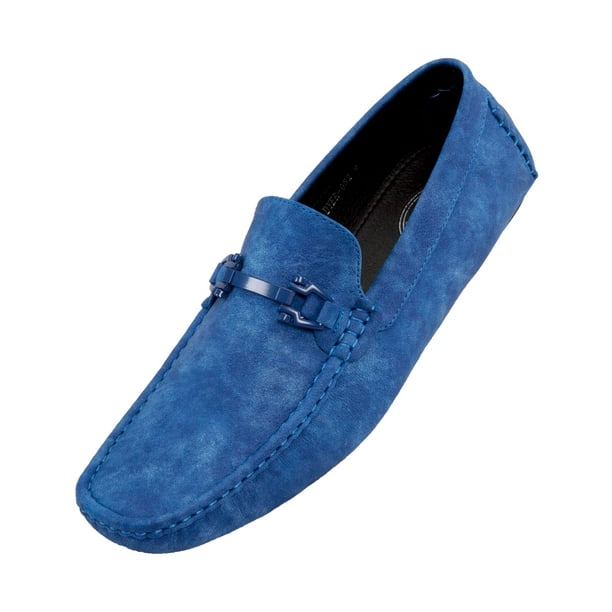 plakat Do Advarsel Amali Mens Smooth Dress Slip On Shoes Dysion Navy Blue Size 7.5 -  Walmart.com