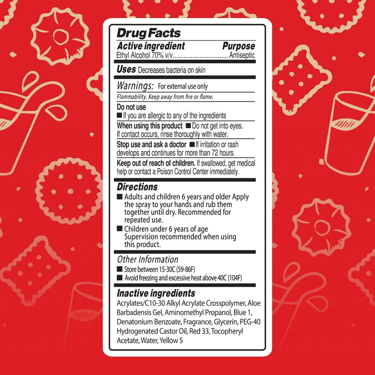 Smart Care Scented Hand Sanitizer Spray, Sugar Cookie, 1.35 fl oz