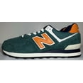thumbnail image 1 of Size 9 - New Balance 574 Aqua Green Orange U574DI2 Men Classic, 1 of 6