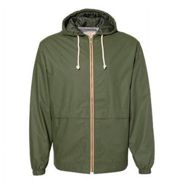 Weatherproof B04452173 Vintage Hooded Rain Jacket, Bronze Green - Small
