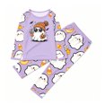 thumbnail image 6 of Halloween Family Pajamas Set Long Sleeve Crew Neck, Soft Matching Halloween Pajamas with Ghost Pumpkin Candy Print, Cute Family Halloween Pajama Set Sleepwear, 6 of 7