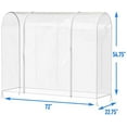 Simple Houseware Clear Garment Rack Cover Waterproof