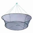 thumbnail image 2 of Red de pesca de nailon plegable, ligera, resistente, portátil, para lanzar a mano, para cangrejos, pececillos, camarones y cangrejos de río., 2 of 8