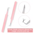 thumbnail image 4 of Pinzas de pestañas HAICHER con punta de fibra de 90 grados para extensiones, 4 of 7