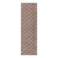 thumbnail image 3 of Unique Loom Eco Trellis Collection Area Rug - Osage (2' x 6' Runner Dusty Rose/Ivory), 3 of 7