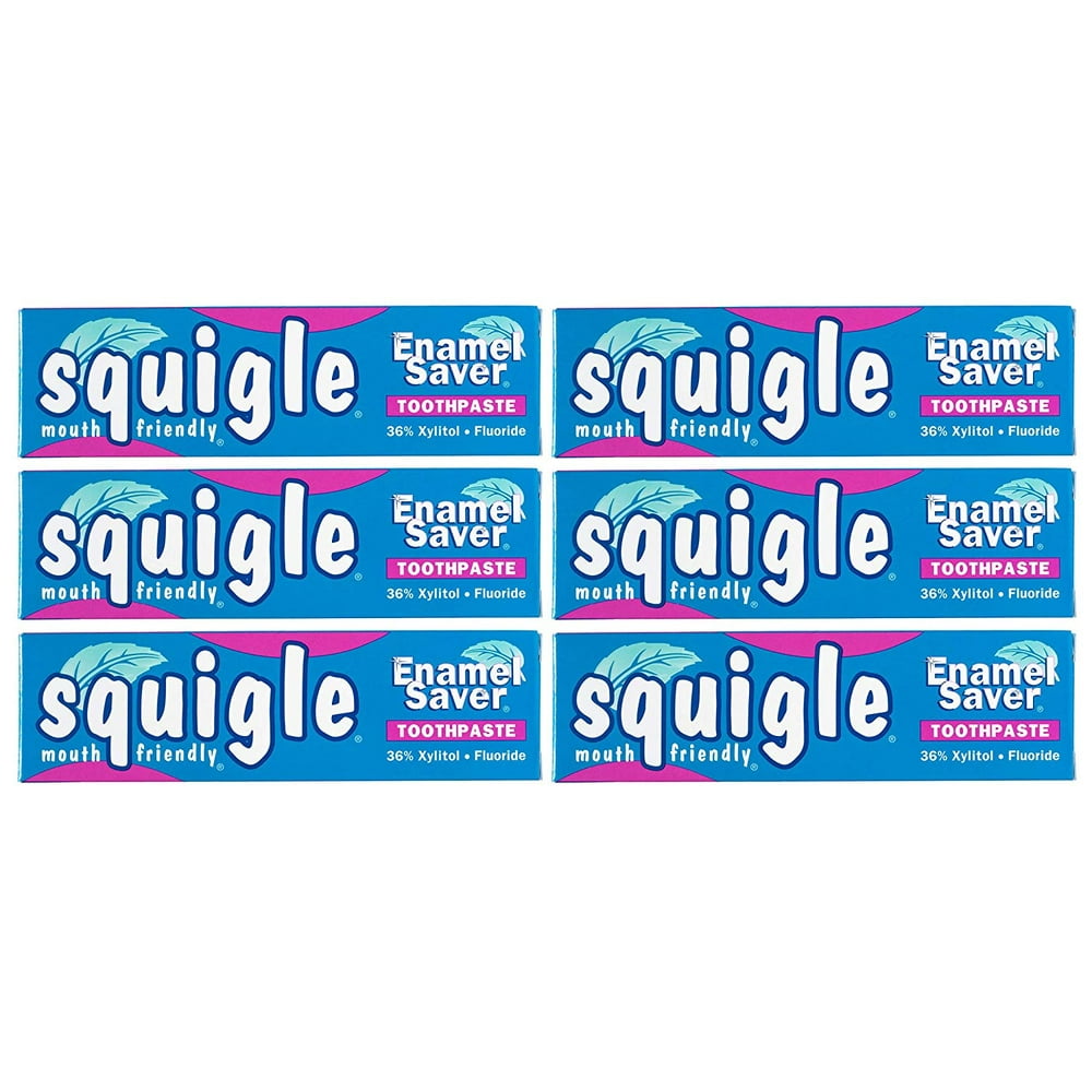 Squigle Enamel Saver Toothpaste (Helps Prevent Canker Sores, Perioral