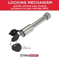thumbnail image 5 of TowSmart - Stainless Barrel Style Receiver Lock with Sleeve, 5 of 14