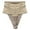 Beige, variant on Women's High Waist Thong Shaping Underwear Seamless Lace Trim Comfortable Panties for Everyday Wear