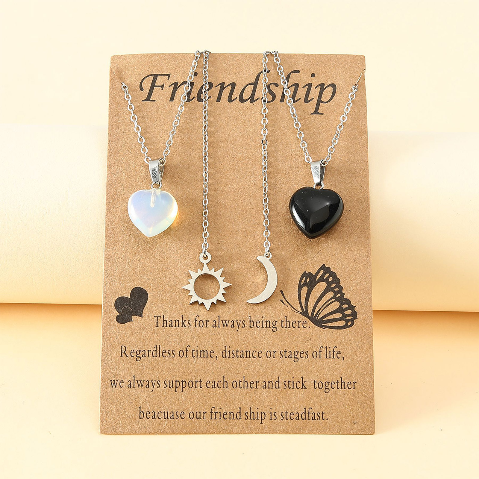 Friendship Pendant Necklace Gift 