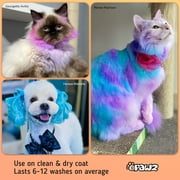 OPAWZ Semi-Permanent Dog Hair Dye, Non-Toxic Pet Hair Dye for Dogs, Cats and All Pets Can be Bathed (Strawberry Red)
