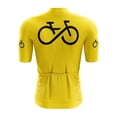 thumbnail image 2 of Maillot de Cyclisme Bike Forever Jaune - 4TG, 2 of 3
