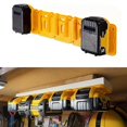 thumbnail image 2 of Professional 5 Pack Space Saving Battery Mounting Rack Storage Bracket Fixing for Home Repair & Outdoor Work Environment Yellow, 2 of 4