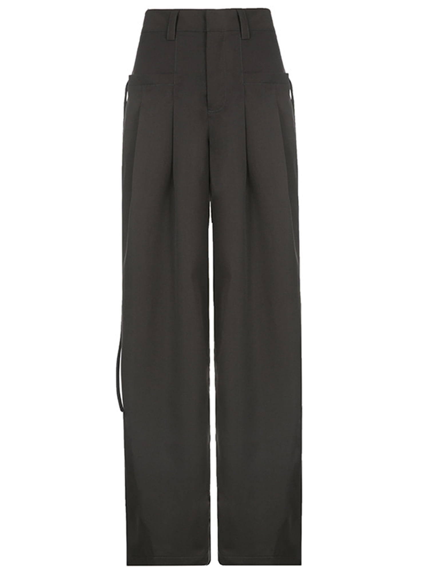 Sunisery Y2k Baggy Jeans for Women Low Waist Wide Leg Denim Jeans Casual  Cargo Pants Harajuku Pockets Trousers Streetwear Black M 
