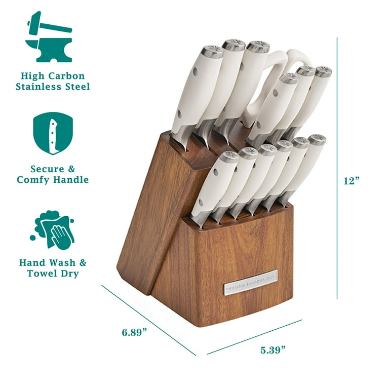 Free Shipping! The Pioneer Woman Linen 14-Piece Knife Block Set