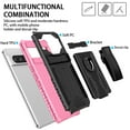 thumbnail image 3 of Case for Google Pixel 8 Pro,Decase Heavy Duty Dual Layer Soft TPU Hybrid Hard PC Kickstand Phone Cover with Belt Clip Rugged Shockproof Protective Case,for Google Pixel 8 Pro (2023),Pink, 3 of 8