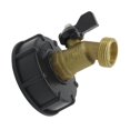thumbnail image 2 of Adaptador de tanque de bolsa IBC Galón IBC Tote Tank Adapter Tool, IBC Tote Tank Válvula Adaptador de drenaje Conector Latón Válvula para de jardín, Fanmusic Adaptador de tanque de bolsa IBC, 2 of 7