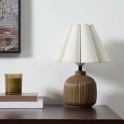 Home Decor Collection 12.5 Brown Ceramic Table Lamp
