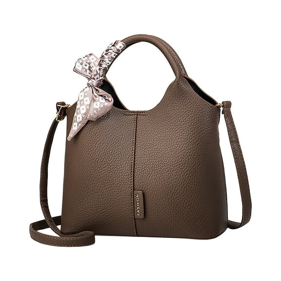 MUSOIE Tote Bag for Women PU Leather Shoulder Bags Fashion Retro Bags Large Crossbody Bag