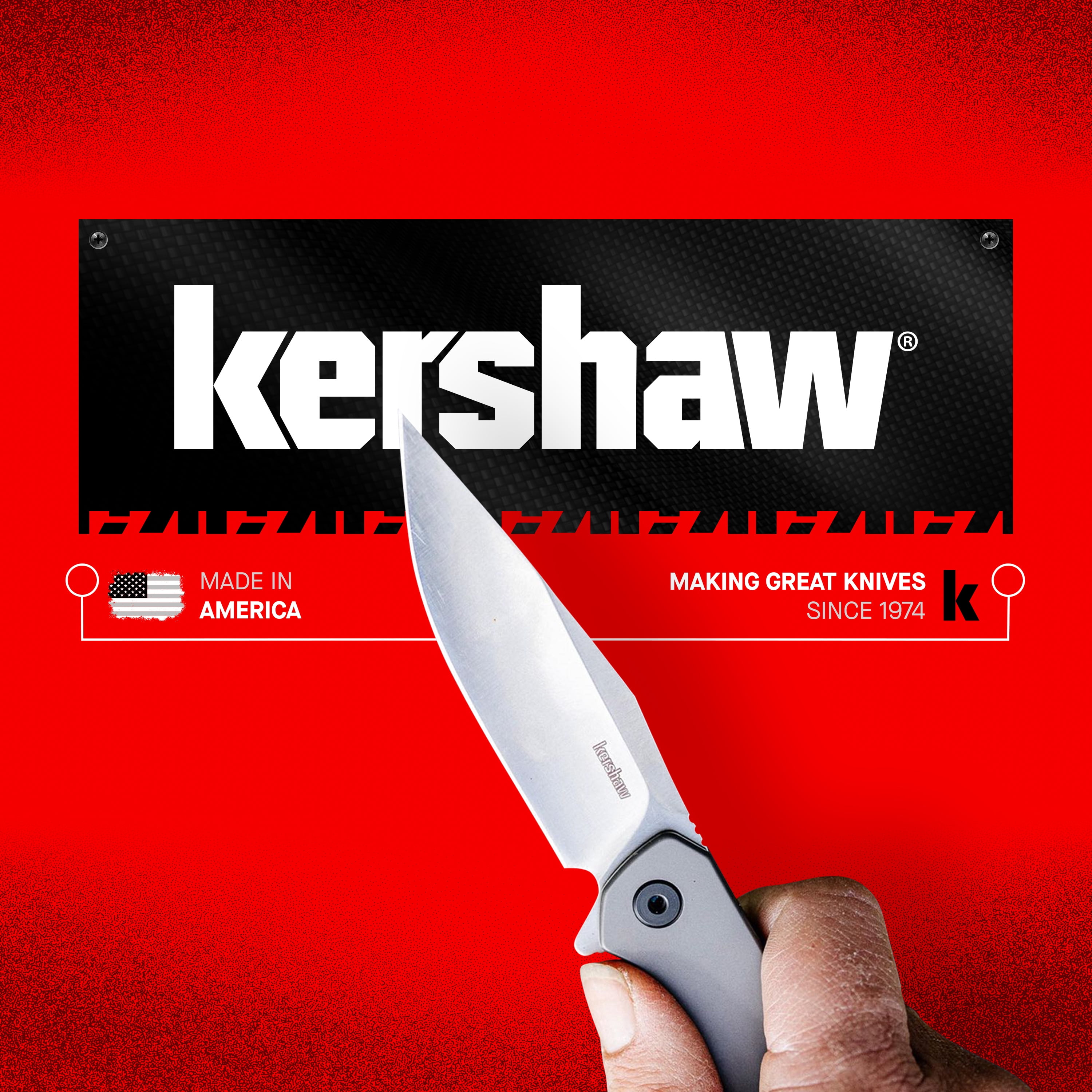 Kershaw Analyst Folding Pocket Knife, 3.25" Blade with Assisted Opening