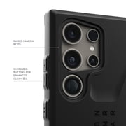 UAG Samsung Galaxy S24 Ultra Case 6.8 Civilian Black, Rugged Military Drop-Proof Impact Resistant Non-Slip Protective Cover