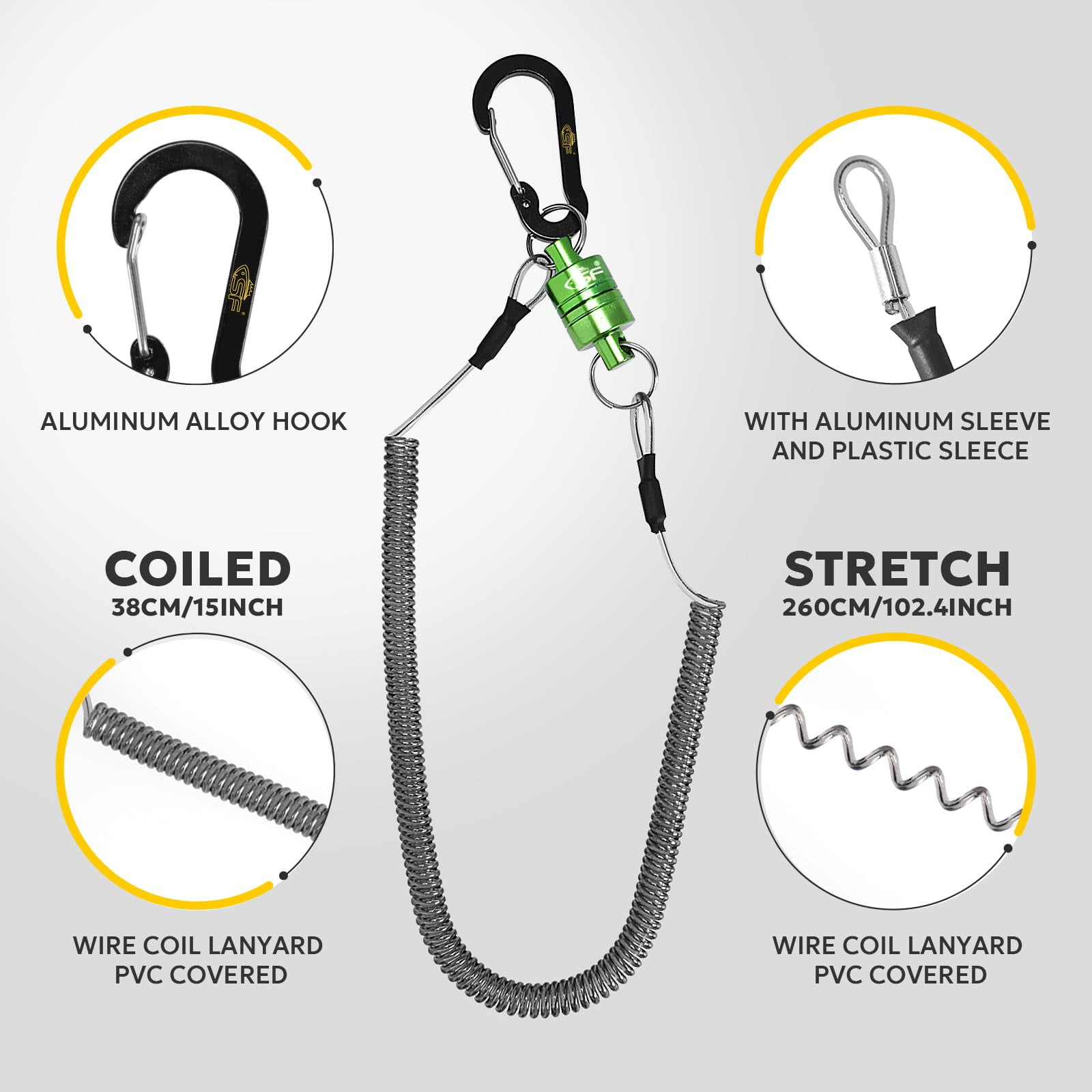 Fly Fishing Landing Net Soft Rubber Mesh Trout Catch And Release