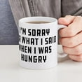 thumbnail image 6 of CafePress - Sorry For What I Said - 11 oz Ceramic Mug - Novelty Coffee Tea Cup, 6 of 6