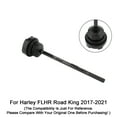 thumbnail image 3 of Oil Dipstick Tank Cap Plug For Road Electra Street Glide Road King 17-21 Black, 3 of 12