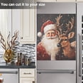 thumbnail image 4 of Dishwasher Magnet Cover Magnetic Fridge Door Cover Home Kitchen Decor Christmas Santa Claus and Deer 23"x 26", 4 of 6