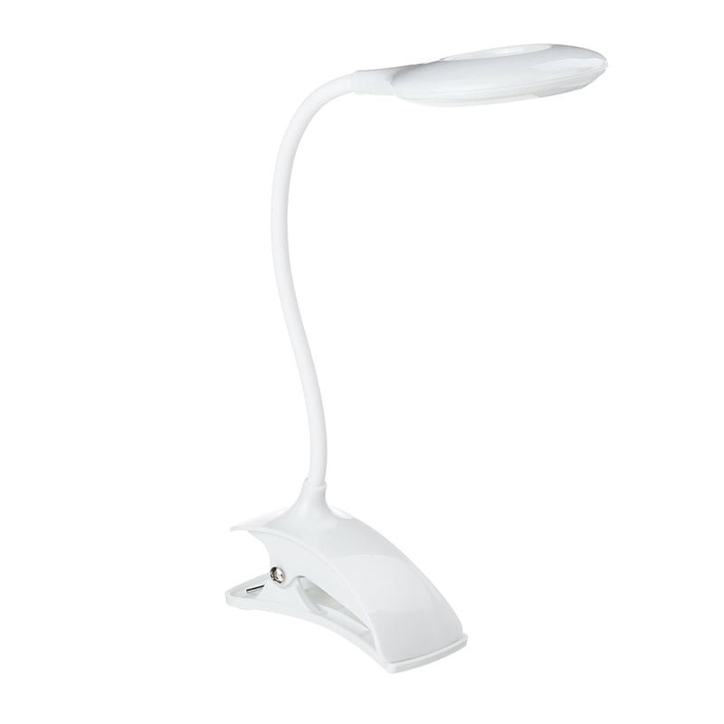 Flexible Clip-on Table Lamp 10 LED Clamp Reading/Study/Bed/Laptop/Desk Light