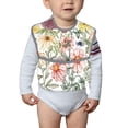 thumbnail image 6 of Bingfone Mess-Proof Baby Bib - Waterproof Bib For Baby Boy Or Girl With Food Catcher Pocket, Unisex-Autumn Garden, 6 of 8