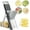 GrayWhite, variant on Upgrade Safe Mandoline Slicer, Multi Vegetable Chopper, Potato Slicer, Vegetables Slicer Onion Chopper Fry Cutter, Kitchen Chopping Artifact (Yellow)