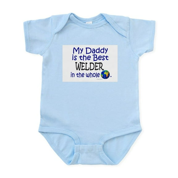 CafePress - Best Welder In The World (Daddy) Infant Bodysuit - Baby Light Bodysuit, Size Newborn - 24 Months