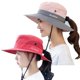 thumbnail image 2 of Sombrero de pesca para niños y padres, sombrero de cubo con protección UV para exteriores para niñas, sombrero de sol para mujer de Panamá de ala ancha de verano, sombrero para el sol para senderismo, 2 of 5