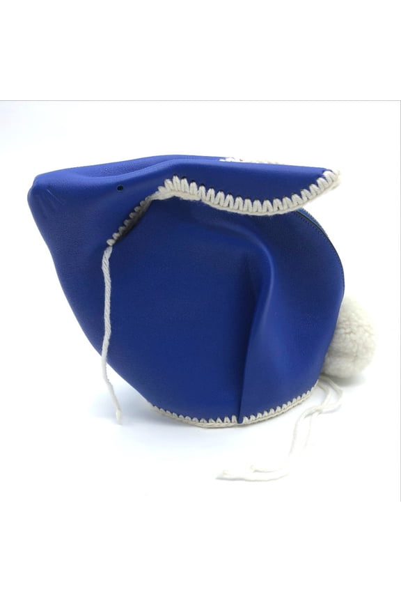 Pre-Owned LOEWE Rabbit Motif Animal Macrame Charm Key Leather Mini Shoulder Bag,... (Good)