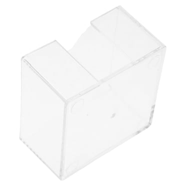 Supvox Clear Acrylic Note Pad Holder for Desk - Transparent Memo Organizer and Storage Solution
