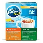 Plus Severe Cold and Flu Day and Night Powder Berry (Pack of 3)