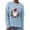 Sky Blue, variant on ZHOUCHANKIDS Christmas Sweaters for Women - Funny Festive Womens Christmas Sweaters - Cute Winter Holiday Outfit Sky Blue L