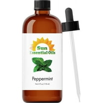 Sun Essential Oils Peppermint Essential Oil (Huge 4oz Bottle) Bulk Peppermint Oil - 4 Ounce