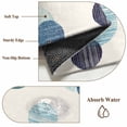 thumbnail image 6 of Round Rug 5Ft Washable Non-Slip, Abstract Geometric Circle Area Rugs for Living Room Bedroom, Farmhouse Vintage Polka Dot Teal Blue Indoor Floor Mats Carpet Runner for Home Decor Aesthetic, 6 of 8
