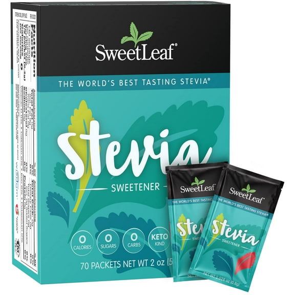 SweetLeaf Stevia Packets 70 Count