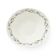 Portmeirion Sophie Conran Lavandula Cereal Bowl, White Porcelain Bowls, Microwave and Dishwasher Safe (7.5-in)