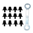 thumbnail image 4 of 12 x Clavos para zapatos de fútbol Zulema Tacos M5 Negro con llave, 4 of 8