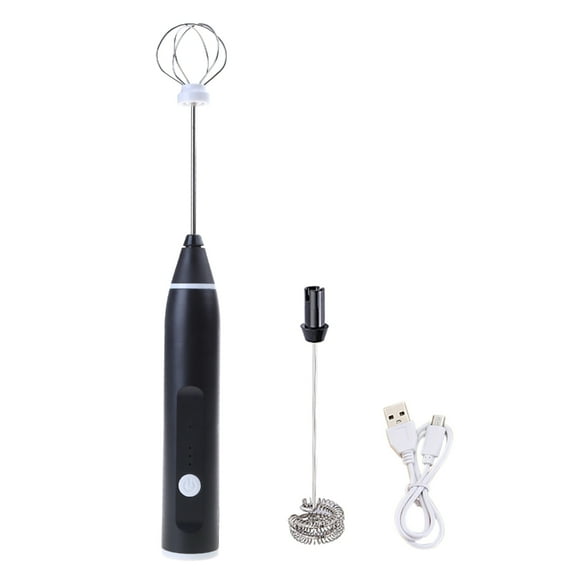 Hand Mixer Plunger Whisk Egg Beater 3-Speeds USB Rechargeable 3 Colors to Choose