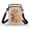 Cosmic Wolf & Forest Pattern, variant on HELLHERO Women Crossbody Bag Polyester Double Zipper Mushroom Dreams for Daily Use Adults