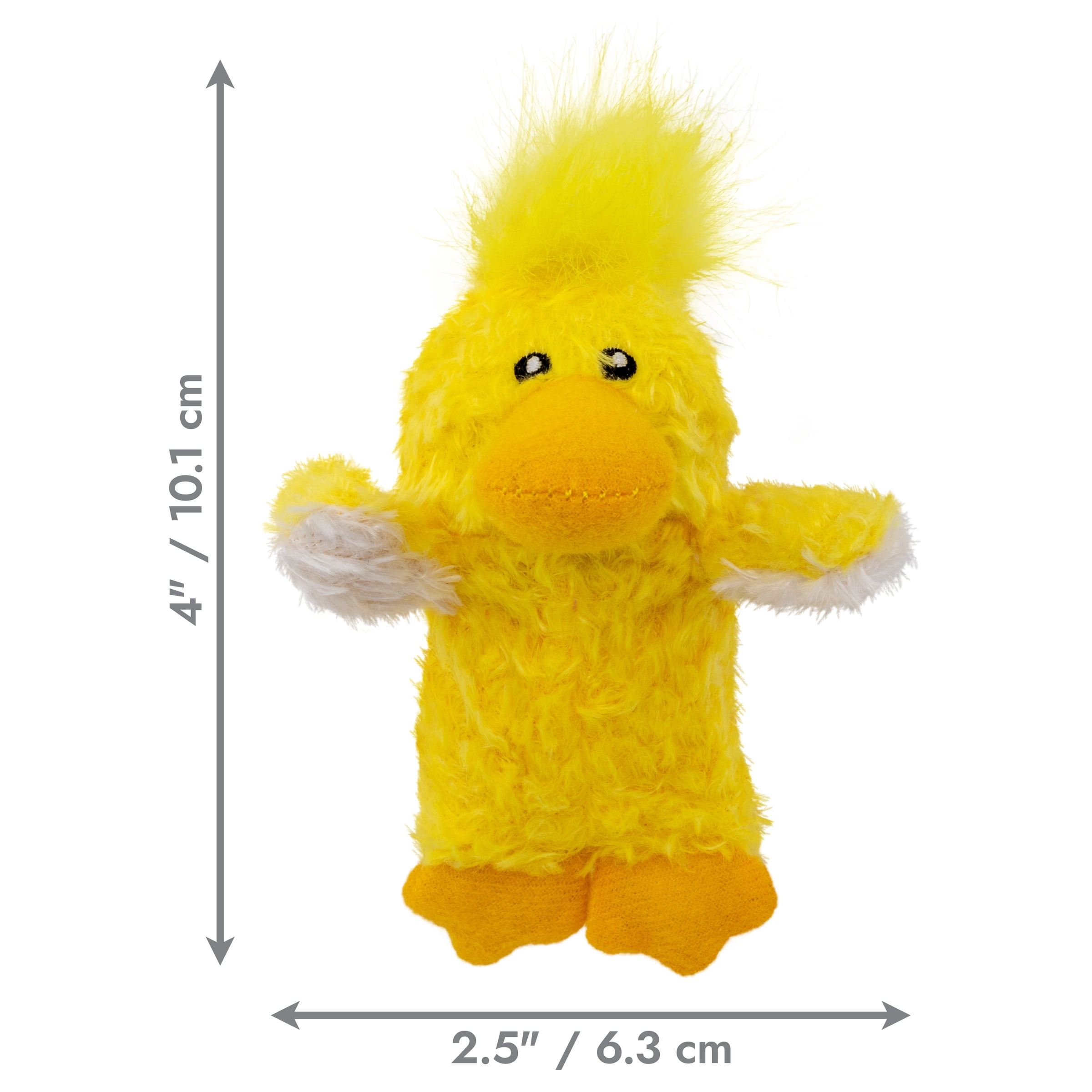 KONG® Dr.Noyz Dog Toy with Squeaker, Duck, XS for Dogs Up to 5 lbs