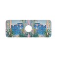 thumbnail image 7 of Yayeee Faucet Mat for Kitchen Sink 14.7" Diatomite Long Splash Guard Pad, Seaside Door, 7 of 7