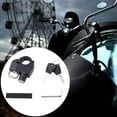 thumbnail image 4 of Universal Motorcycle Helmet Lock 20-28mm Motorbike Handlebars Anti-Theft Deco B5P8, 4 of 8