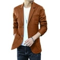 thumbnail image 4 of Men's Leather Jacket with Suit Collar, Casual Leather Coat Wine XXXXL, 4 of 8